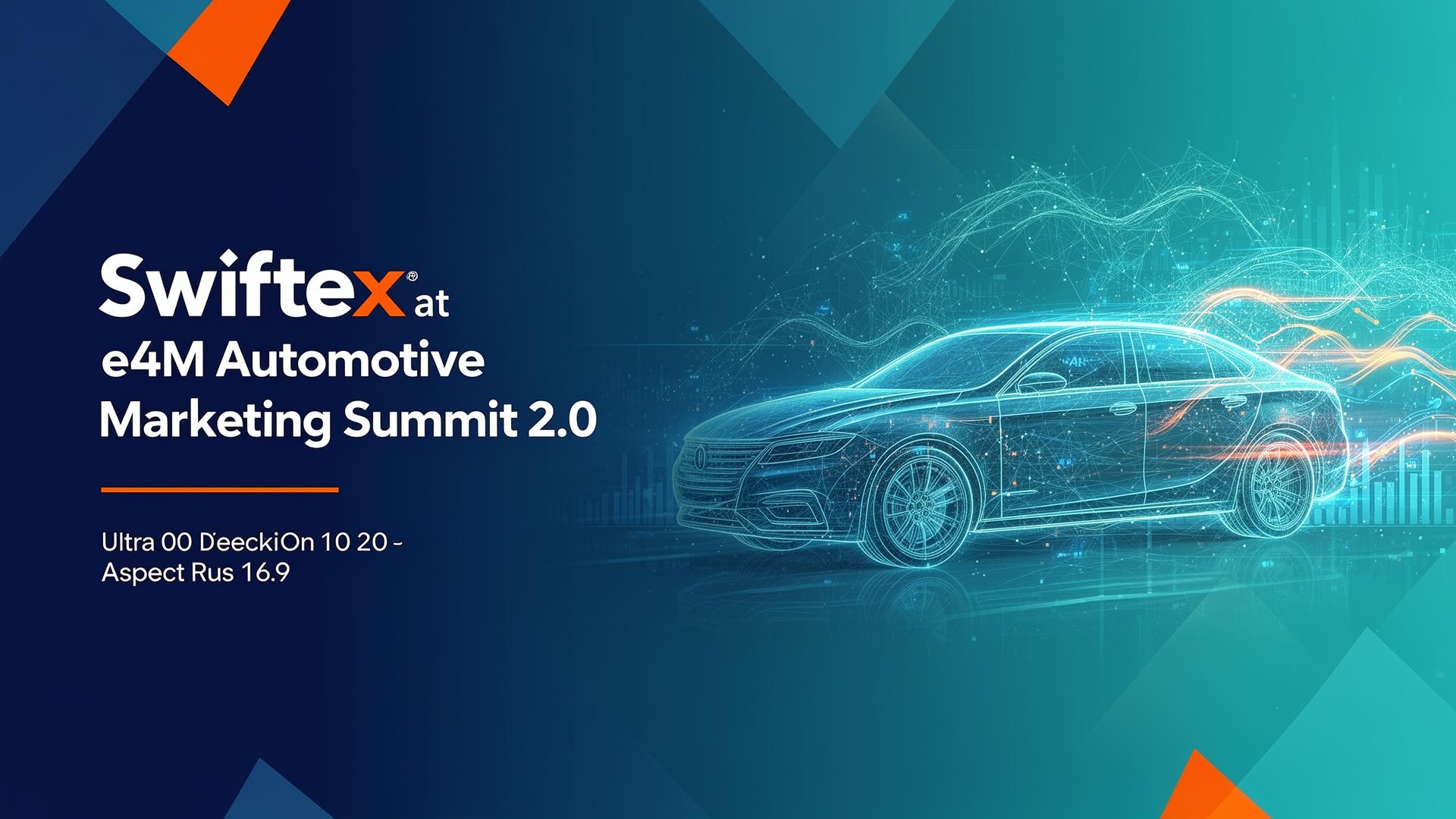 Swiftex at e4M Automotive Marketing Summit 2.0